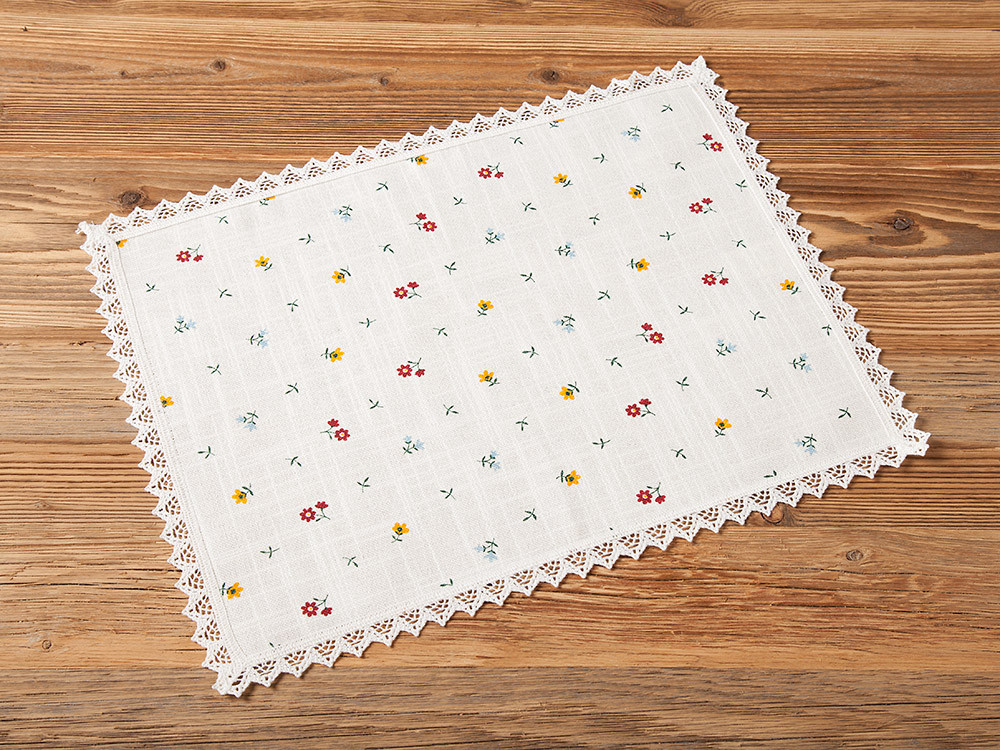Set Halbleinen-Druck "Sarah", 35x45 cm 