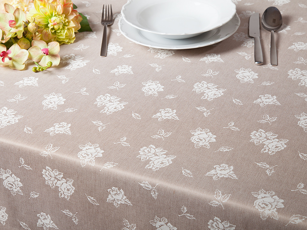 Tischtuch Rose-allover 140x220 cm 