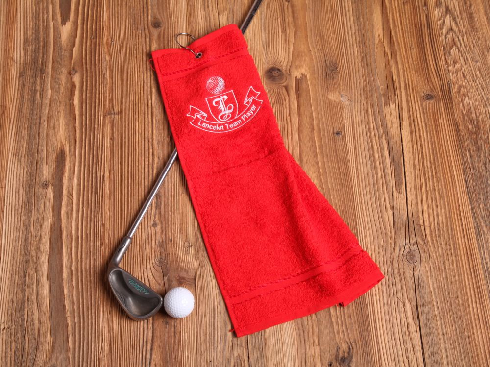 bestickte Golftücher
