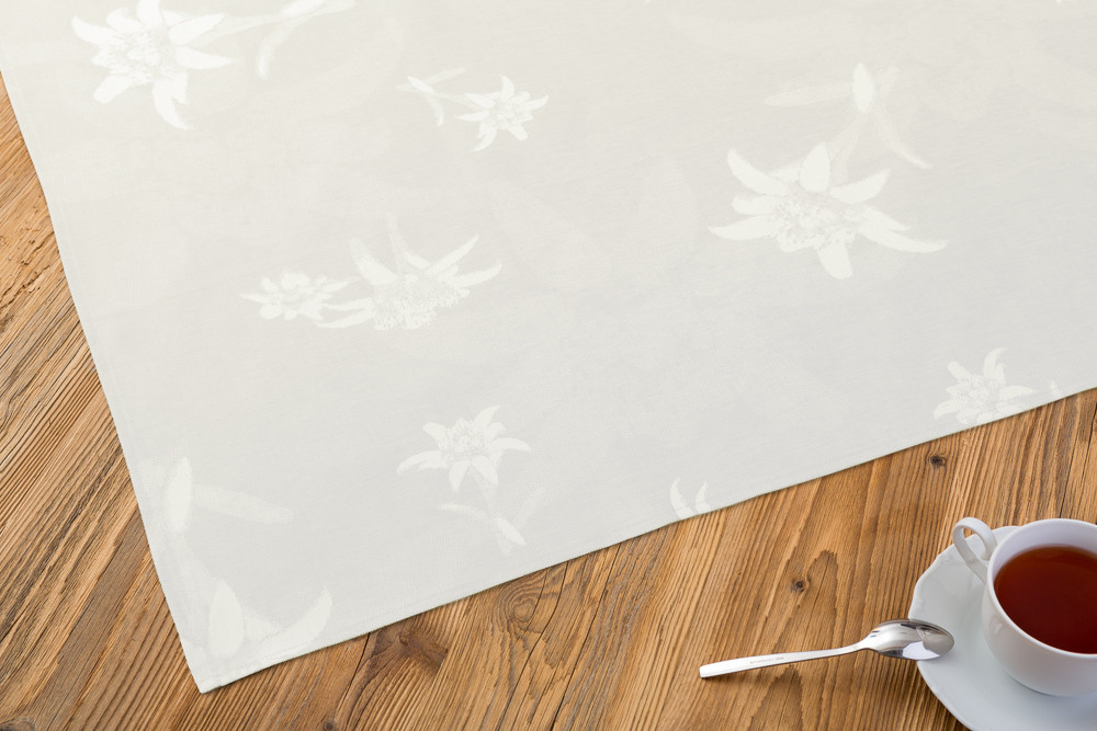 Tischdecke Edelweiß Damast 150x250 cm