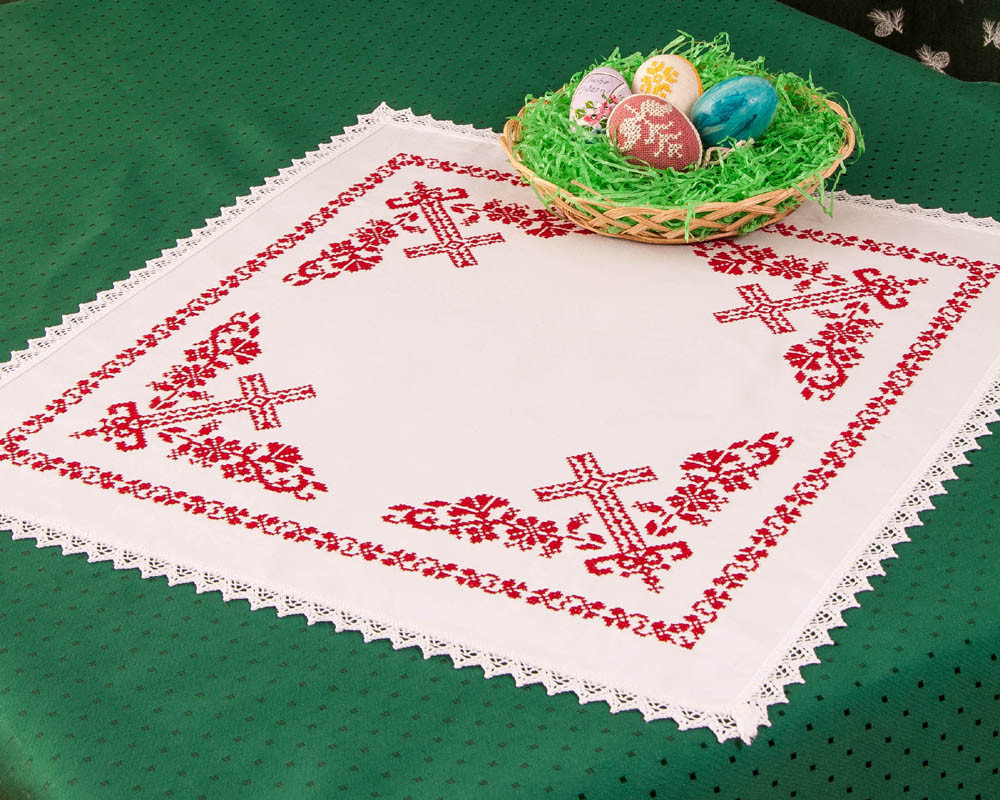 Weihkorbdecke Credere 55x55 cm