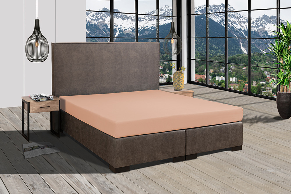 Full Elastan de Luxe Spannbetttuch 180-200 x 200-220 cm