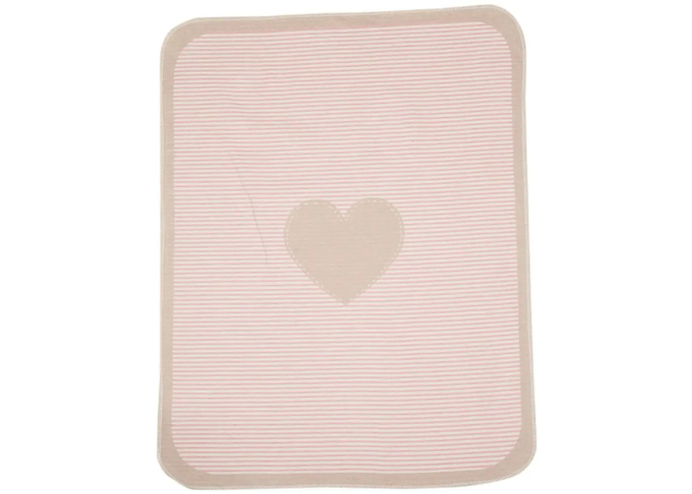 Juwel Babydecke HERZ, 70x90 cm