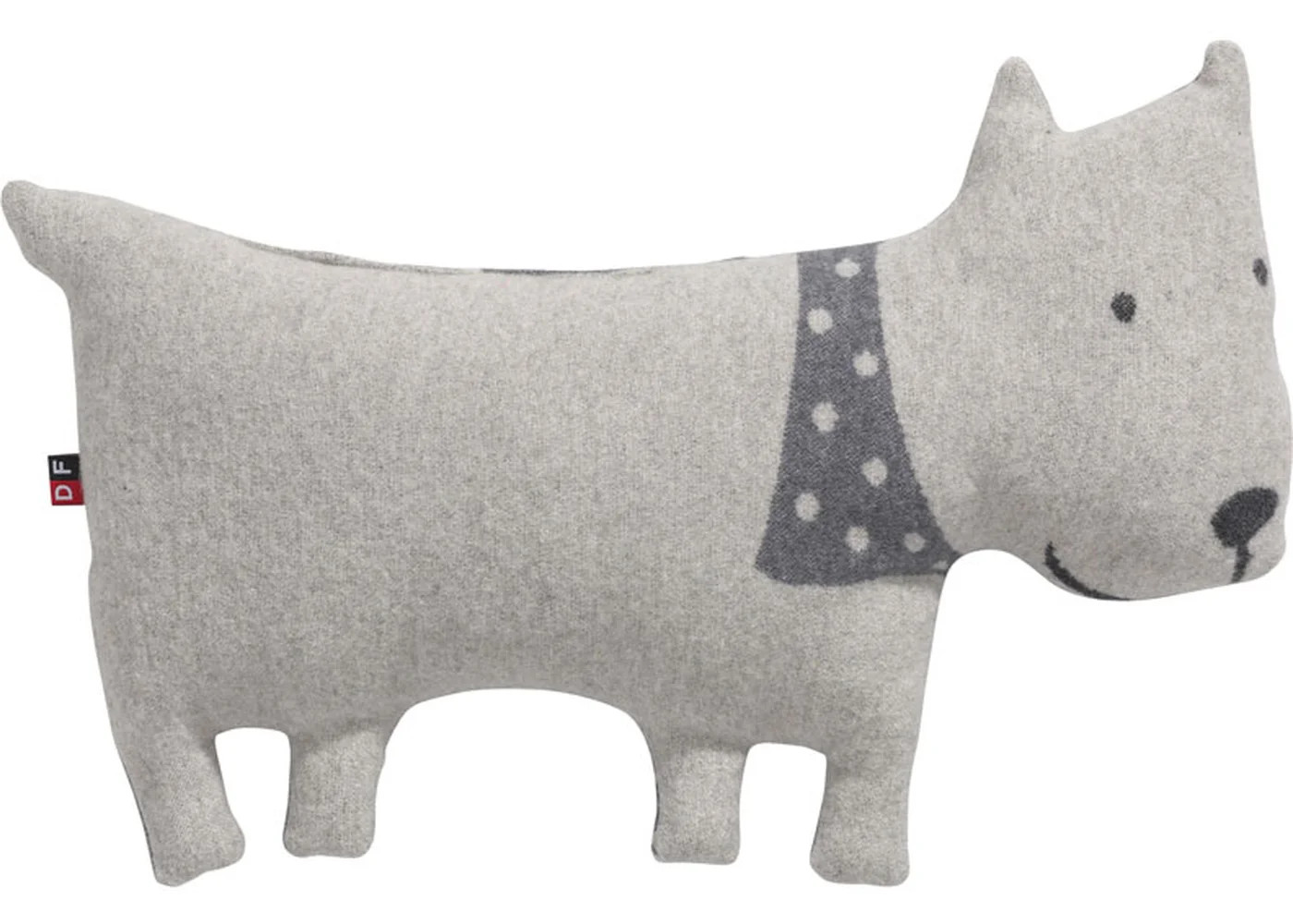 JUWEL gefülltes Kissen "Hund" (GRS) 20x40 cm