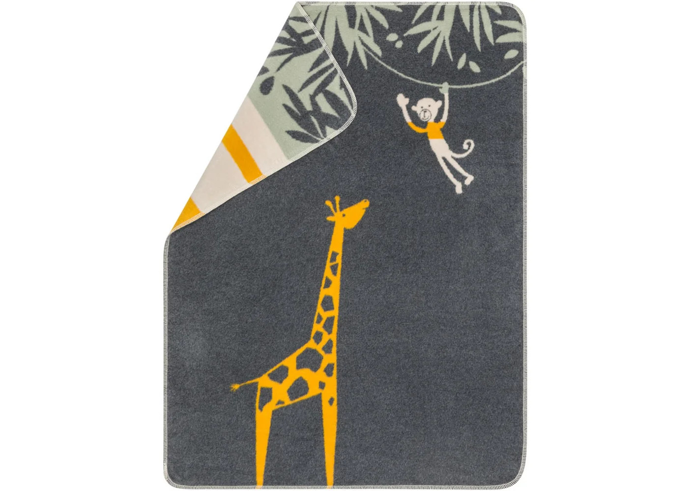 MAJA Babydecke "Giraffe" (GOTS) 75x100 cm