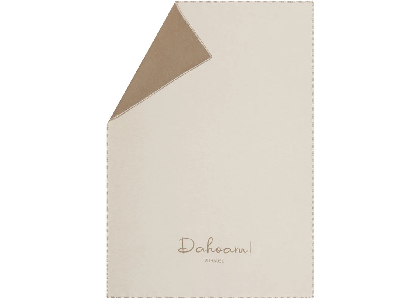 SYLT Baumwolldecke "Dahoam" (GRS), 200 x 140 cm