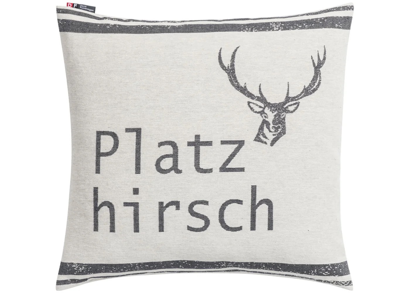 PORTO Kissenhülle "Platzhirsch" (GRS), 50x50 cm