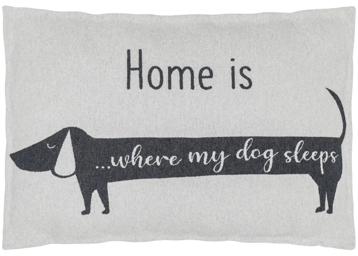 NOVA Hundekissen "Dackel home is.." (GRS) 90x60 cm