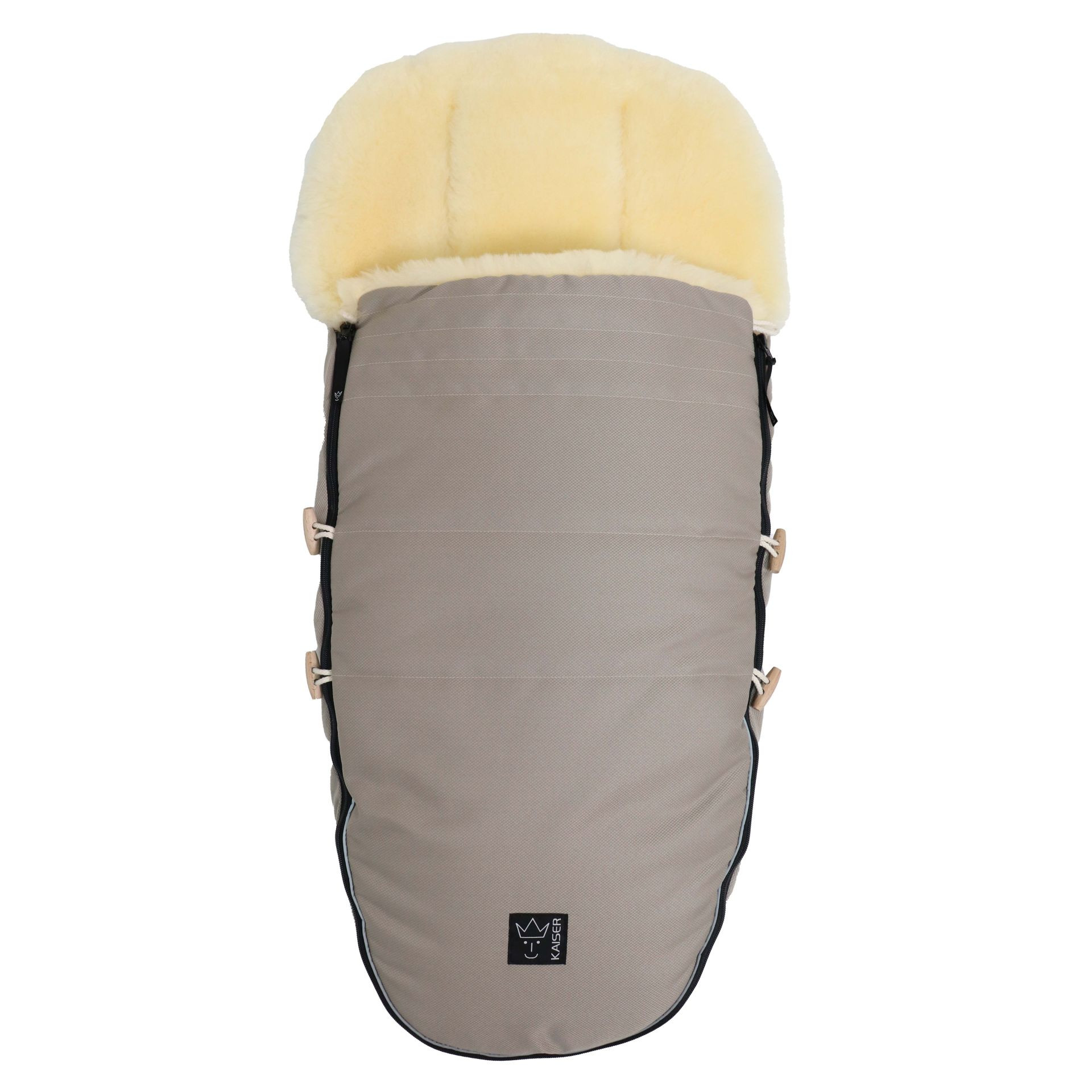 LOVE THE NATURE Lammfell Kinderwagen Fußsack