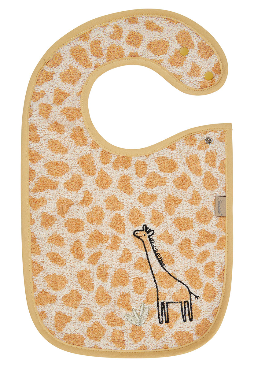 Lätzchen Druckknopf Einlage Giraffe Kaya