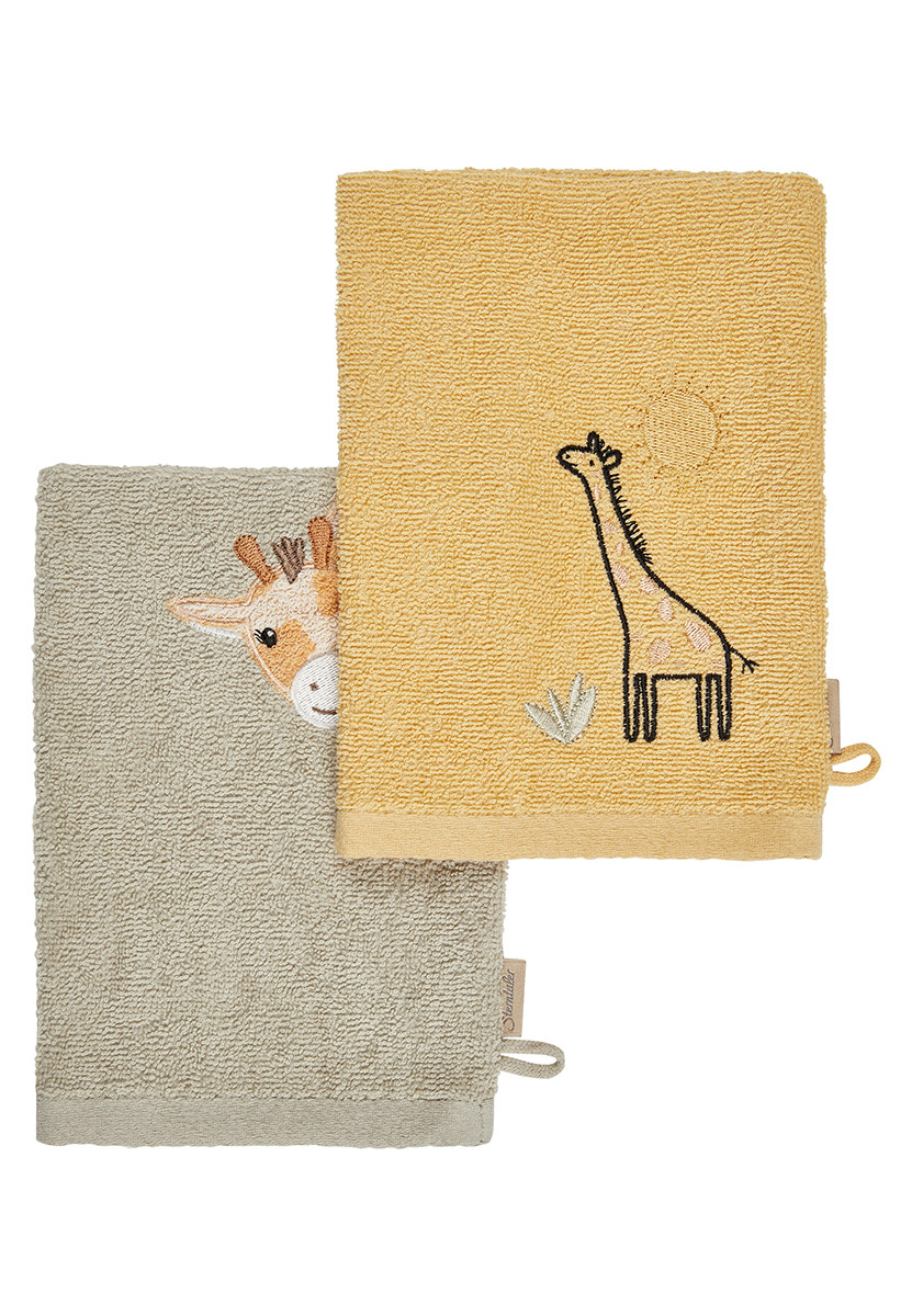 Waschlappen 2erP. GIRAFFE Kaya