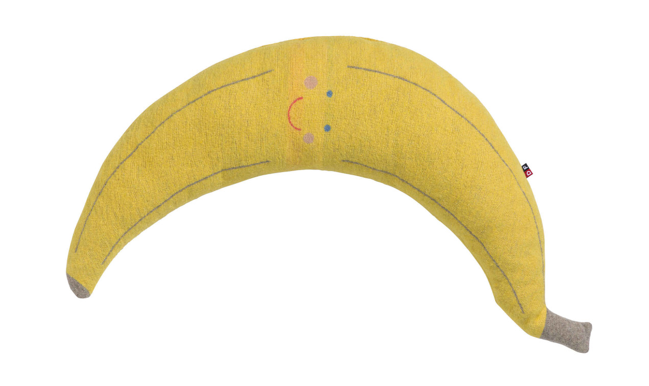 JUWEL gefülltes Kissen "Banane" (GRS) 20x70 cm