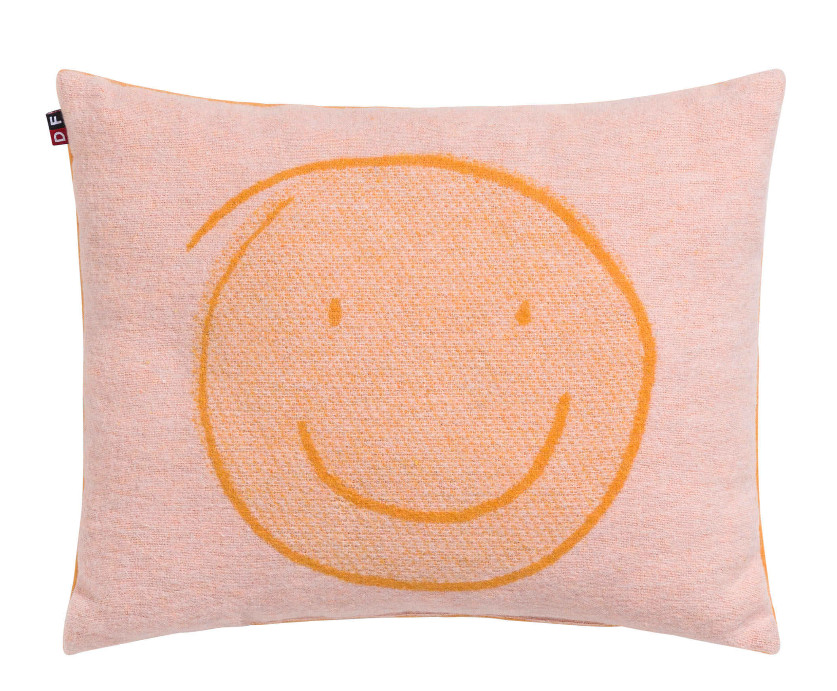 JUWEL Kissen gefüllt "Happy Faces" (GRS) 40x30 cm