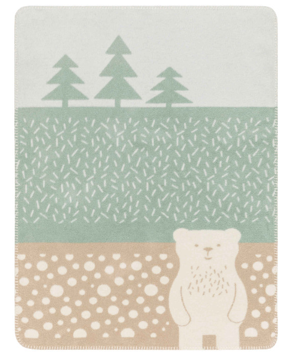 MILA Babydecke "Bärenwald" (GRS) 75x100 cm