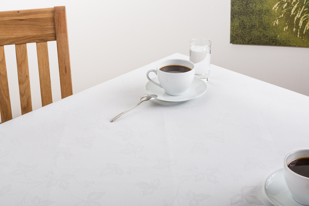 Halbleinenjacquard Wein Deckservietten 84x84cm