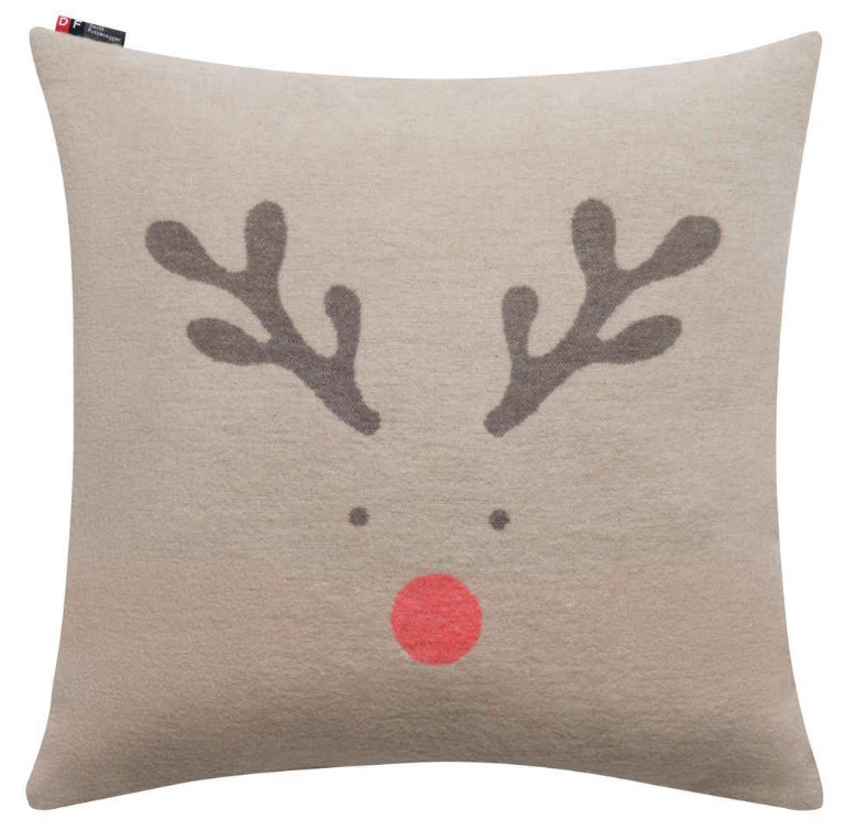 SILVRETTA gefülltes Kissen "Rudolph" (GRS), 45 x 45 cm