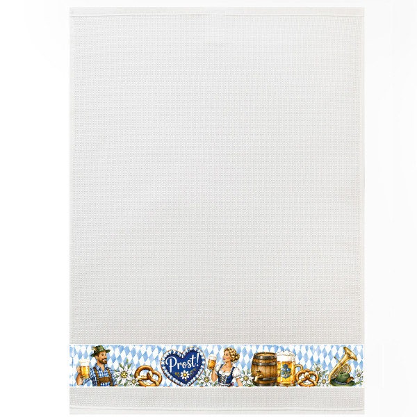 Waffel Geschirrtuch "PROST", 50x70 cm
