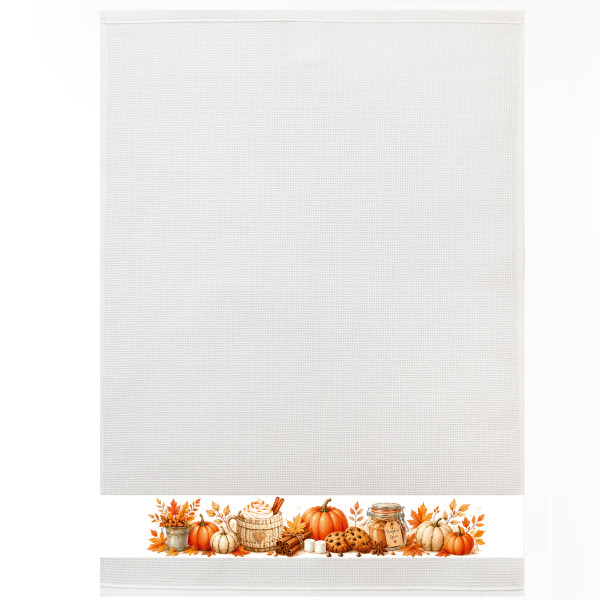 Waffel Geschirrtuch "Pumpkin spice", 50x70 cm
