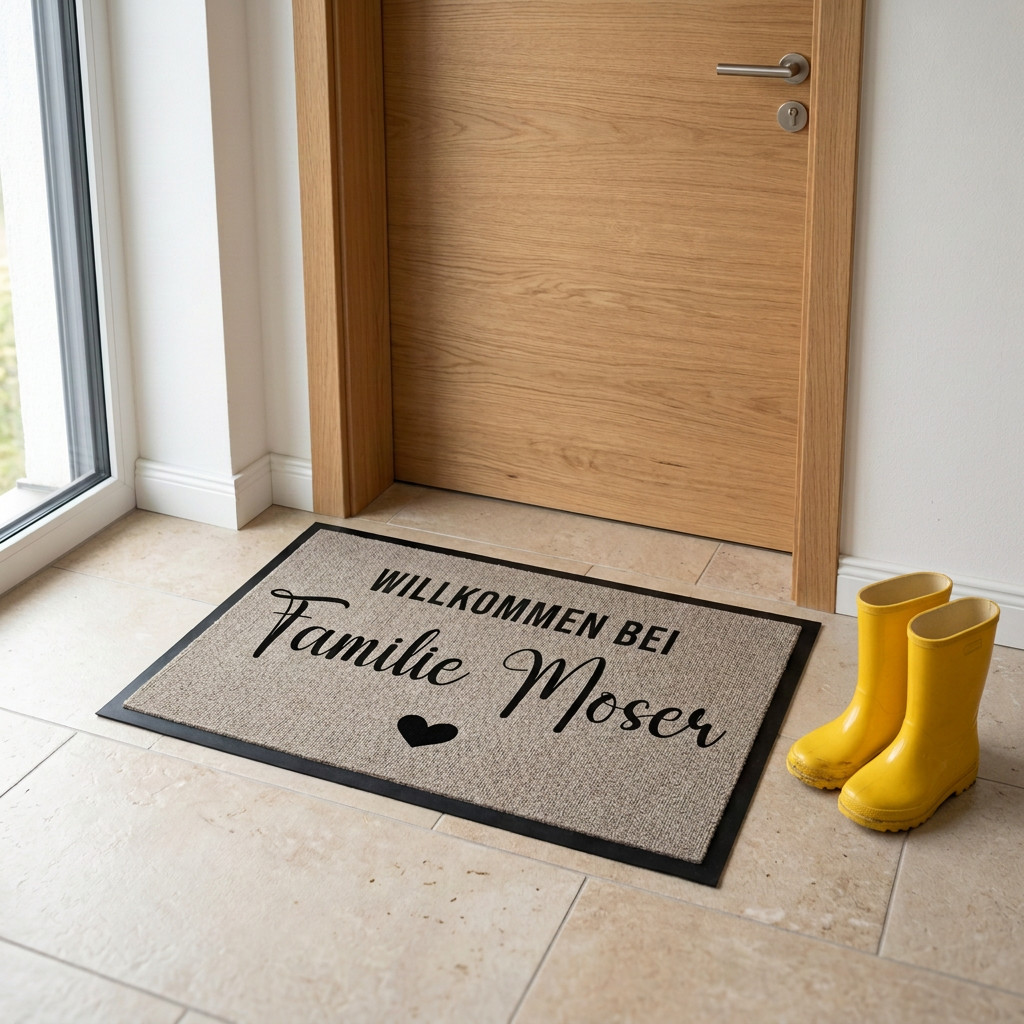 Logoteppich Velour 40x60 cm, personalisierbar